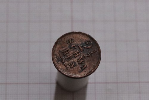 π§ π©πͺ GERMANY BREMEN 2 1/2 SCHWAREN 1841 SHARP DETAILS B79 #2862 - Picture 2 of 2