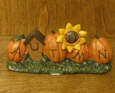 Halloween #J4198A HARVEST PUMPKINS, 2.75" New from our Retail Store, Transpac