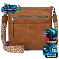 Handtasche Damen Mittelgroß UmhäNgetasche Leder Schultertasche Jacquard-Gewebe