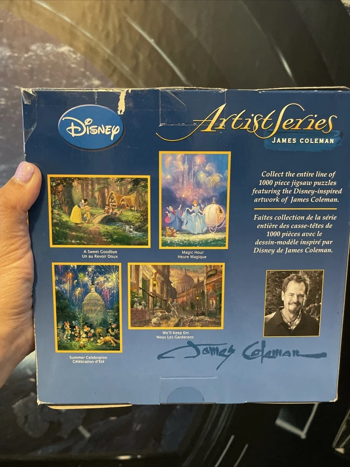 Disney Artist Series James Coleman Summer Celebration 1000-Pc Puzzle 2008 - Image 4 of 4