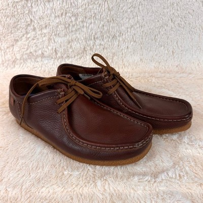 Clarks Wallabee brown leather lace up shoes-9 | eBay display picture 3
