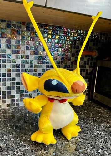 NEW SEGA DISNEY LILO & STITCH EXPERIMENT 221 SPARKY ELECTRICITY YELLOW PLUSH 21” - Picture 4 of 11