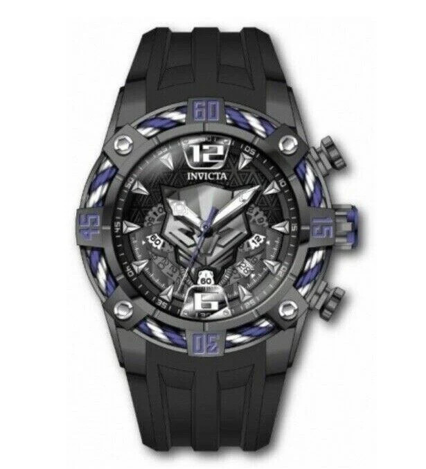 Invicta Marvel Bolt Black Panther Limited Edition Chronograph 50mm
