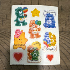 American Greetings Care Bears Scrapbooking Stickers Sheets 2
