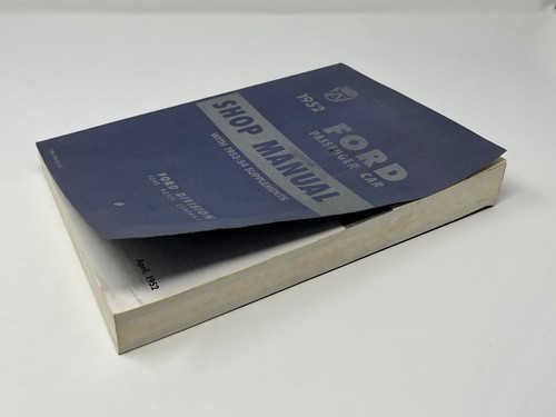 1952 Ford Passenger Car Shop Manual with 1953-54 Supplements - Bild 2 von 20