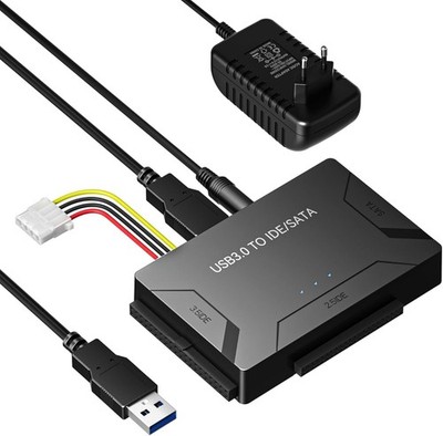 USB 3.0 zu IDE/SATA Festplatte Adapter Für 2,5 und 3,5-Zoll HDD/SSD, USB SATA