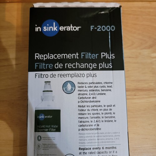 Insinkerator F-2000 Filter Instant Hot Water Dispenser Replacement Filter Plus - Picture 2 of 12