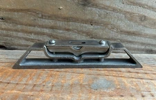 Cool Small Vintage Nickel Plated Adjustable Machinist Level Tool with Bubble