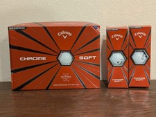 Callaway Chrome Soft Golf Balls - White Pack of 18