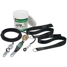 HONEYWELL MILLER HLLR2-Z7/60FT Hrzntl Lifeline,Temp,60ft,for (2) Wrkrs 36WA15