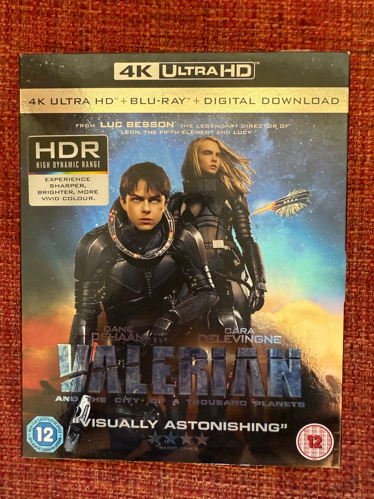 VALERIAN & THE CITY OF A THOUSAND PLANETS [4K UHD+BLU-RAY] NEW & SEALED