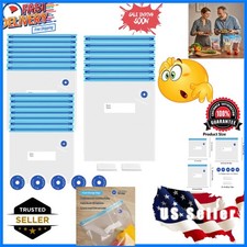 Sous Vide Bags 28Pcs, BPA Free Reusable, with Air Valve, Double-Layered Food ...