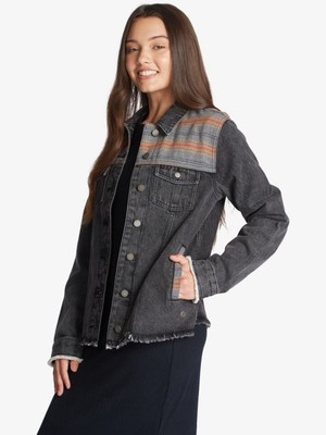 Roxy Something New Denim Jacket EUC Sz M