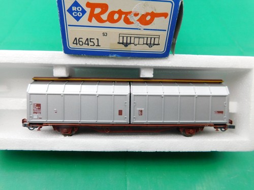 B07 Roco H0 Güterwagen 46451 SJ Schiebewandwagen AC KKK OVP | Zustand: Gebraucht