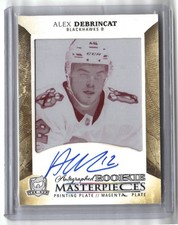 Alex DeBrincat 1/1 2017-18 The Cup Printing Plate Autograph Trilogy Magenta