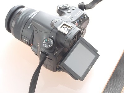 Sony Alpha SLT-A58K 20.1 MP DSLR Kit mit SAL-18-55mm Objektiv , Händler...#