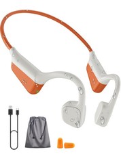 Open-Ear Bone Conduction Headphones, HiFi Dual Stereo Bluetooth Earbuds with ...