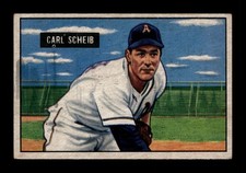 1951 Bowman #83 Carl Scheib ATHLETICS - no creases