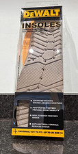DEWALT Cushioning Insoles Universal Cut-to-Fit Up to UK Size 12 Yellow/Grey