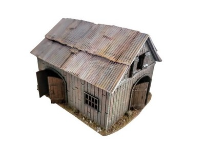 Eastern Front Barn 28mm 1/56 Bolt Action Terrain