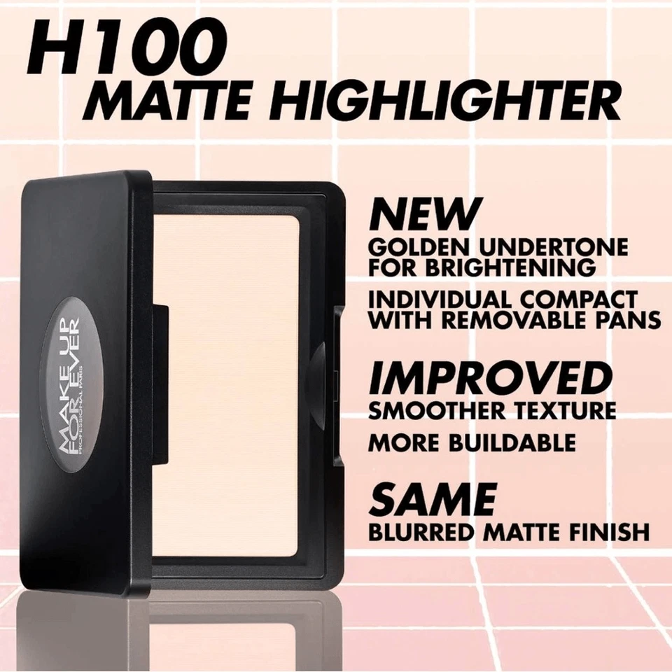 NEW!! Makeup Forever ARTIST HIGHLIGHTER LONGWEAR SKIN-FUSING POWDER HIGH - Image 3 of 4