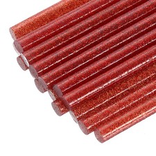 24 Pcs Mini Hot Glue Sticks, 0.28" Dia x 3.94" Long EVA Sticks, Flash Red