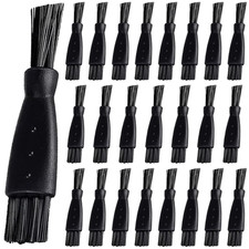 24PCS Electric Shaver Cleaning Brush Double-Sided Nylon Bristles with Non-Slip H