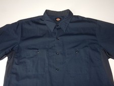 Dickies Men's Button-Front Shirt Size XL Work Flex