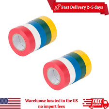 1/2 In. X 20 Ft. Colored Electrical Tape 10-Pack 