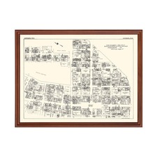 Old Map of Harrisburg, PA 1929 - Vintage Harrisburg Pennsylv