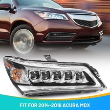 Full Led Headlight Headlamp For Acura Mdx 2014 2015 2016 W/ Led Module Passenger
