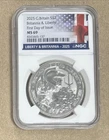 2025 S£2 G. Britain Britannia & Liberty NGC MS69 First Day Of Issue