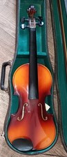 Unbranded Violin Fiddle with Case Restore / Parts