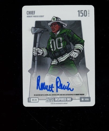2024 Bo Jackson Battle Arena Inspired Ink Steel Robert Parish Debut HOF AUTO
