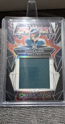 2024 Panini Obsidian - Rookie Eruption Materials Cooper DeJean #ERM-CJN (MEM,...