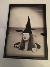 Feathered hat by Philip Treacy-1996 A4 framed advert