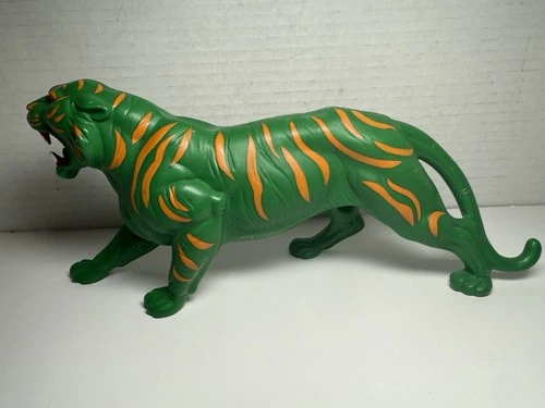 Vintage 1976 Masters of the Universe MOTU He-Man Battle Cat Green Tiger No Armor