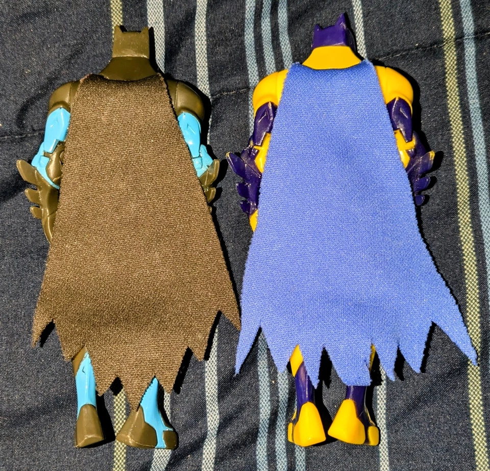 Lote de figuras de acción Mattel 2006 DC Comics The Batman EXP Disc Attack Batman Foto 2 de 2