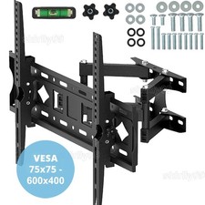 TV Wandhalterung für 26-80 Zoll Schwenkbare Wandhalter Fernseher Neigbare