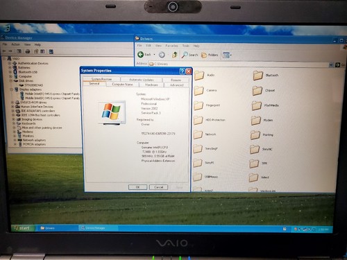 Vintage Sony Vaio VGN-SZ120P 13.3" Laptop (1.83GHz/1GB/100GB/DVD-RW/Win XP Pro) - Picture 2 of 7