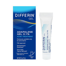 Differin Acne Treatment Gel, 30 Day Supply, Retinoid Treatment for Face with 0.1
