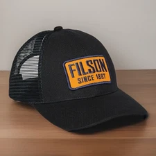 FILSON MESH SNAP-BACK LOGGER CAP 20227078 NAVY PLATE HAT BAG NEW WITH TAGS RARE