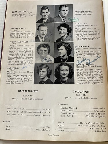 Vintage 1950 ROCKET Log CASTLE Rock HIGH School YEARBOOK Castle ROCK Washington - Picture 9 of 19