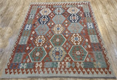 Teppich KELIM ORIGINAL Farbe: Multi; Größe: 154 x 193 cm | Handgearbeitet