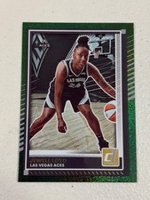 2025 WNBA Panini Donruss JEWELL LOYD # 23 Green Shimmer Prizm Card Aces