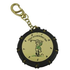 18 Hole Stroke Score Shot Counter Keeper Scoring Bag with Keychain