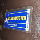 VINTAGE ONE OF A KIND EXTREMELY RARE BLOCKBUSTER VIDEO LAMINATED MEMBERSHIP CARD — photo 1