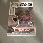 Funko Star Wars The Mandalorian Frog Lady Special Edition Misty Rosas Signed