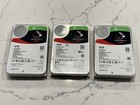 Lot of 3 Seagate IronWolf 10TB NAS HDD 3.5” SATA ST10000VN004/NE0008