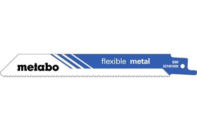 Metabo 100 Säbelsägeblätter flexible metal 150 x 0,9 mm 625491000